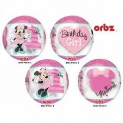 Party Animal Direct Minnie Mouse 1st Birthday Girl Orbz Orbz & Spheres