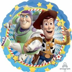 Party Animal Direct Toy Story Woody And Buzz Standard Foil Printed Foil Balloons