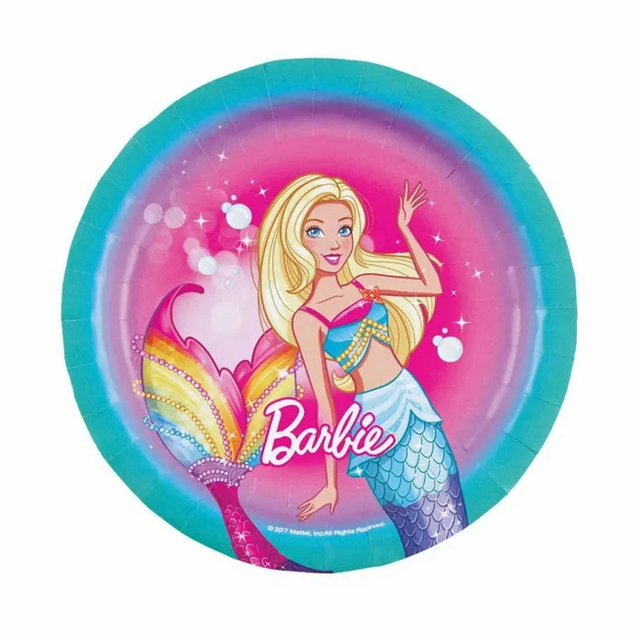 Party Animal Direct BARBIE DREAMTOPIA SMALL PAPER PLATES (PACK OF 8) 3 Party Animal Direct BARBIE DREAMTOPIA SMALL PAPER PLATES (PACK OF 8)