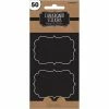 Party Animal Direct Kraft Partyware CHALKBOARD LABELS (PACK OF 50)
