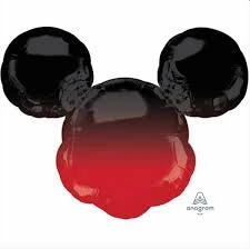 Party Animal Direct Supershape Foil Balloons Ombre Mickey Head Super Shape