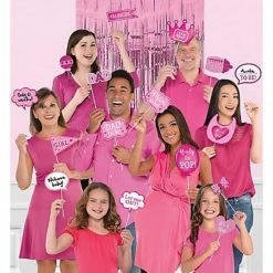 Party Animal Direct Photoprop Selfie Scene- Baby Girl- 21pcs Baby Shower