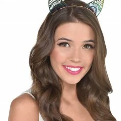 Party Animal Direct RAINBOW CAT EARS HEADBAND
