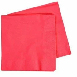 Party Animal Direct Eco Range Coral Dinner Napkins
