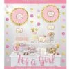 Party Animal Direct IT'S A GIRL TREAT TABLE DECORATING KIT