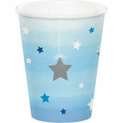 Party Animal Direct 1st Birthday ONE LITTLE STAR BOY PAPER CUPS (PACK OF 8)