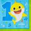 Party Animal Direct Baby Shark 1st Birthday Napkins 16pk 1 Party Animal Direct Baby Shark 1st Birthday Napkins 16pk
