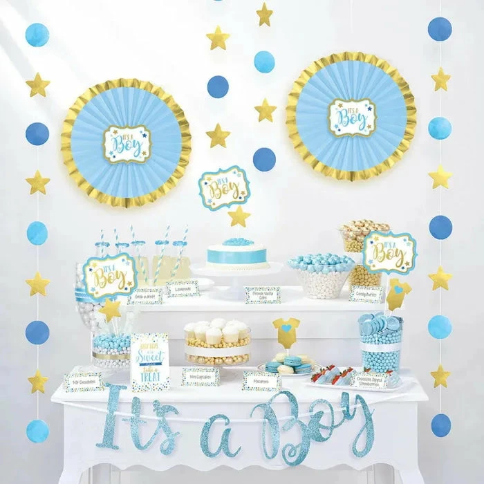 Party Animal Direct IT'S A BOY TREAT TABLE DECORATING KIT 4 Party Animal Direct IT'S A BOY TREAT TABLE DECORATING KIT