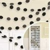 Party Animal Direct 6 DOT GARLAND - JET BLACK