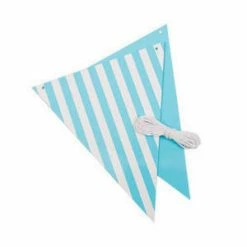 Party Animal Direct Reversible Bunting - Light Blue Paper Partyware