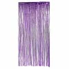 Party Animal Direct METALLIC PURPLE FOIL CURTAIN 91.4CM X 2.43M