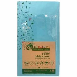 Alpen Eco Range Tablecover PAPER Rectangle 250x125cm LIGHT BLUE