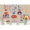 Party Animal Direct Disney Mickey Carnival Swirl Decorations Pack Of 12 Mickey Mouse