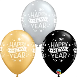 Party Animal Direct New Years Eve Printed Balloons (10 Pack)