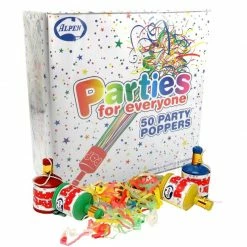 Party Animal Direct Party Poppers (pack Of 50) New Years Eve