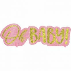 Party Animal Direct Oh Baby Table Decoration (Pink)