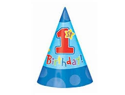 Party Animal Direct One-derful Party Hats (8piece) 1st Birthday 3 Party Animal Direct One-derful Party Hats (8piece) 1st Birthday