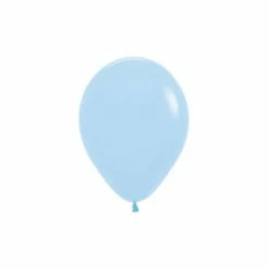 Party Animal Direct Pastel Matte Light Blue 30cm Latex Balloon (10 Pieces) Plain Latex Balloons