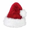 Party Animal Direct Santa Hat Plush DELUXE - Adult Santa Hat Christmas Costumes