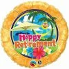 Party Animal Direct HAPPY RETIREMENT FOIL BALLOON Printed Foil Balloons