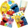 Party Animal Direct Sesame Street Birthday Party Pack Plates, Cups, Loot Bags, Napkins