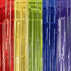 Party Animal Direct Circus Theme Rainbow Door Curtain