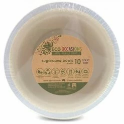 Alpen Sugarcane Bowls 160mm Silver P10