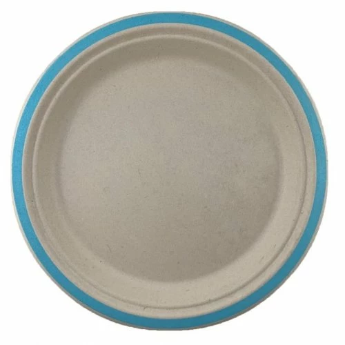 Alpen Sugarcane Lunch Plates 180mm Light Blue 10 Pack Eco Range 4 Alpen Sugarcane Lunch Plates 180mm Light Blue 10 Pack Eco Range