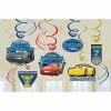 Party Animal Direct CARS 3 SWIRL DECORATIONS (PACK OF 12) Disney Cars